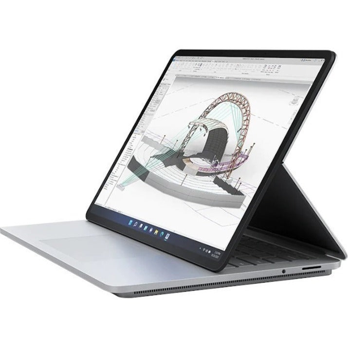 Microsoft Surface Laptop Studio 14.4" Touchscreen Convertible 2 in 1 Notebook - 2400 x 1600 - Intel Core i7 11th Gen i7-11370H Quad-core (4 Core) - 32 GB Total RAM - 2 TB SSD - Platinum - TAA Compliant