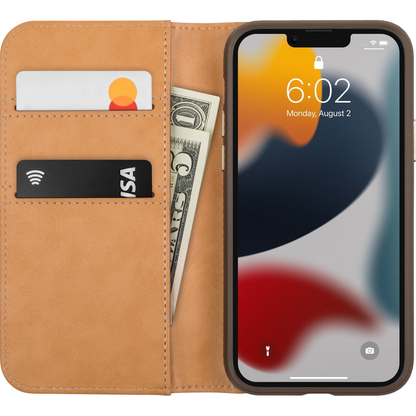 Moshi Overture Carrying Case (Wallet) Apple iPhone 13 Smartphone - Luna Pink