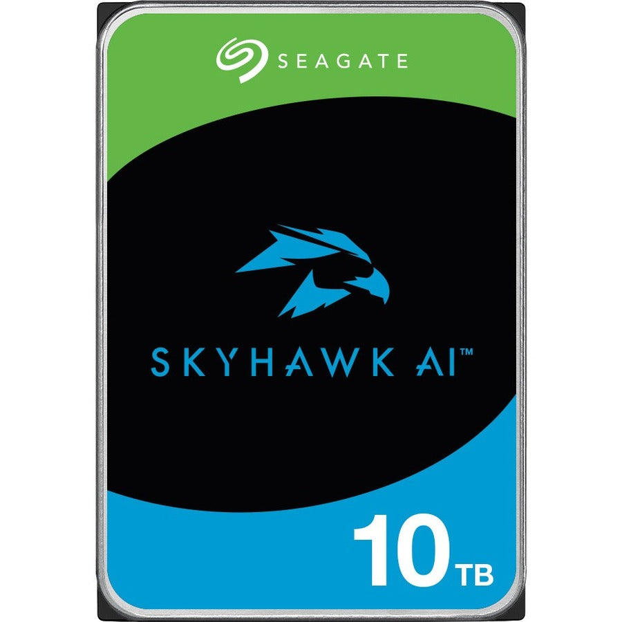 Seagate SkyHawk AI ST10000VE001 10 TB Hard Drive - 3.5" Internal - SATA (SATA/600) - Conventional Magnetic Recording (CMR) Method