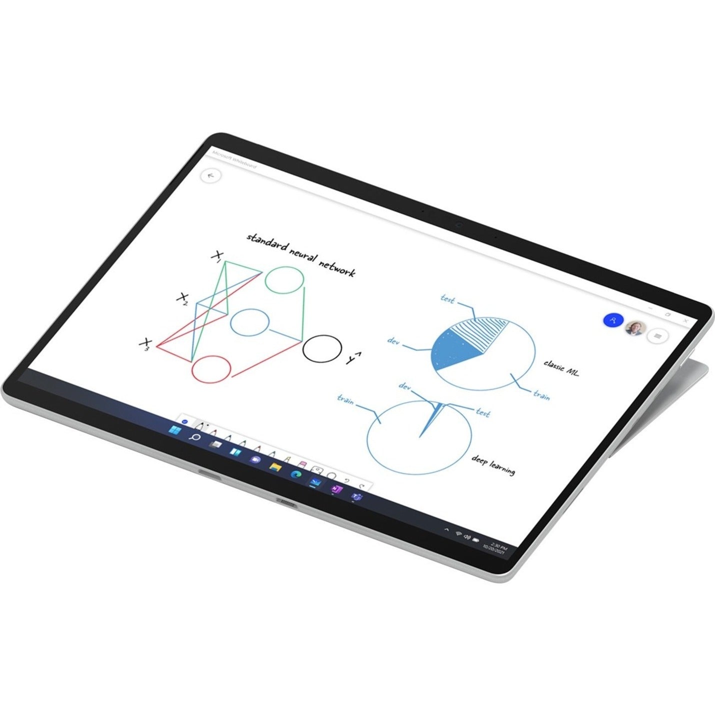 Microsoft Surface Pro 8 Tablet - 13" - Core i7 11th Gen i7-1185G7 Quad-core (4 Core) 3 GHz - 16 GB RAM - 256 GB SSD - Platinum