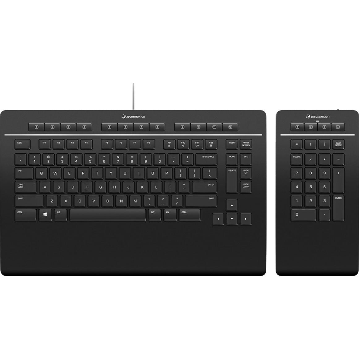 3Dconnexion Keyboard Pro with Numpad US (QWERTY)