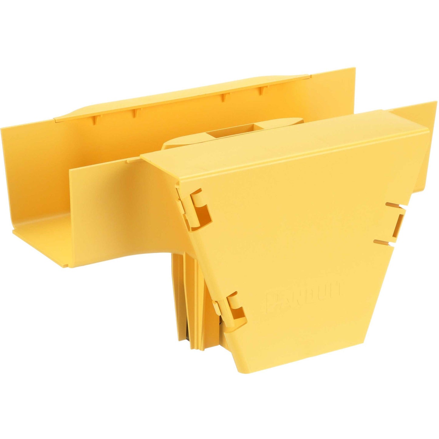 Panduit FiberRunner&reg; Vertical Tee 90&deg; 4x4 Yellow