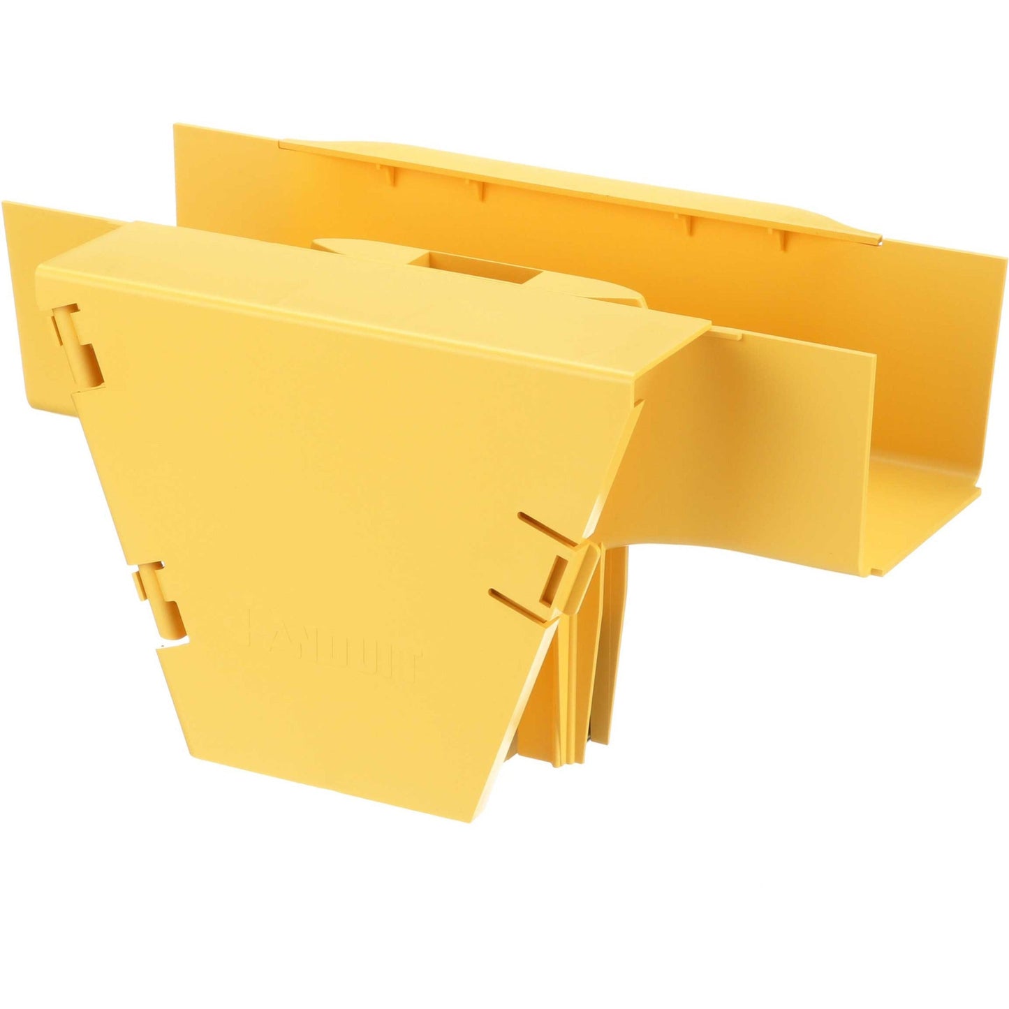 Panduit FiberRunner&reg; Vertical Tee 90&deg; 4x4 Yellow