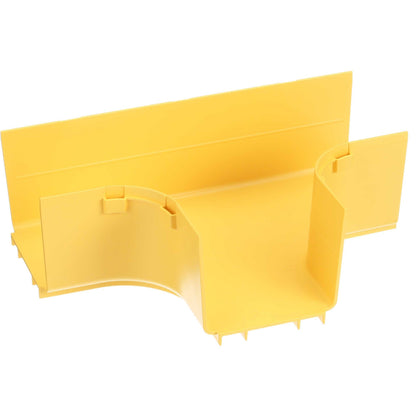 Panduit FiberRunner&reg; Horizontal Tee 90&deg; 4x4 Yellow