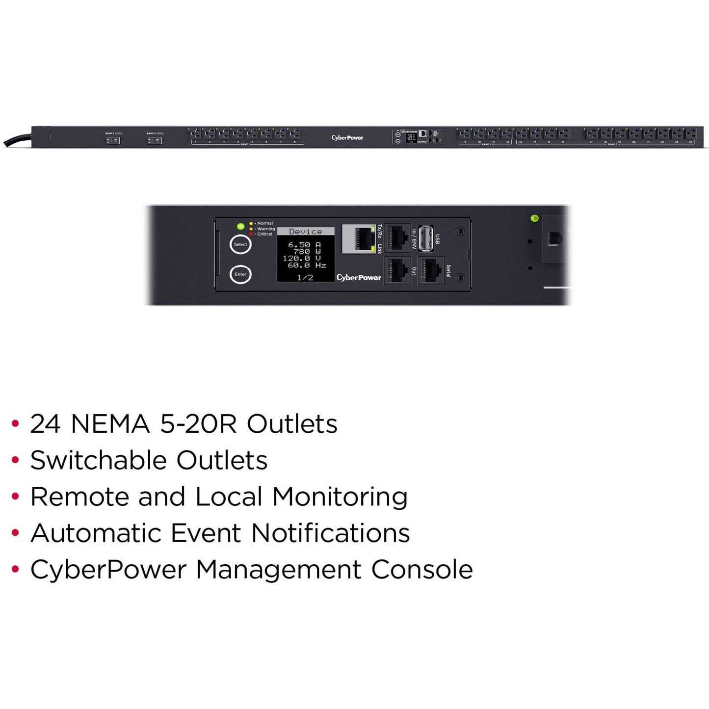 CyberPower 24-Outlets PDU