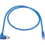 Tripp Lite M12 X-Code Cat6 1G UTP CMR-LP Ethernet Cable (Right-Angle M12 M/RJ45 M) IP68 PoE Blue 1 m (3.3 ft.)