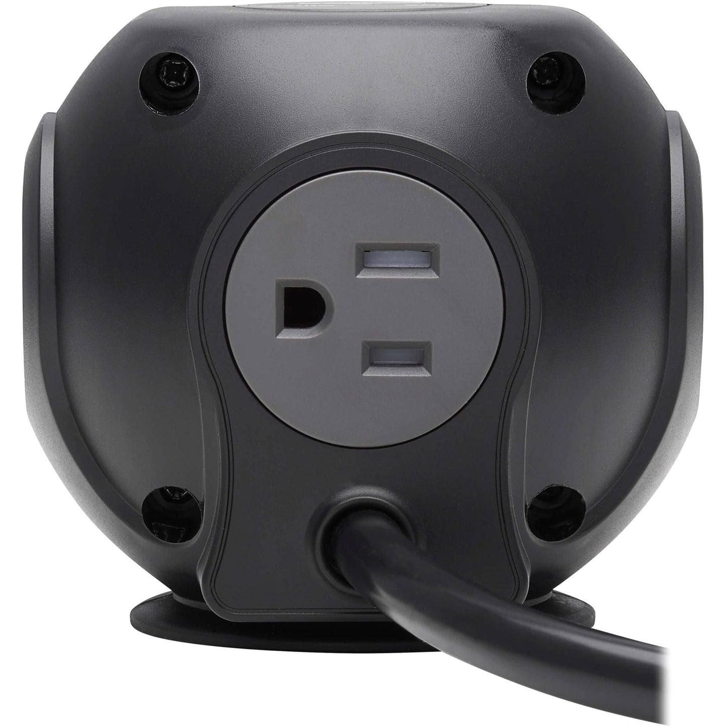 Tripp Lite Safe-IT 3-Outlet Spherical Surge Protector 5-15R Outlets 4 USB Charging Ports 8 ft. (2.4 m) Cord Antimicrobial Protection