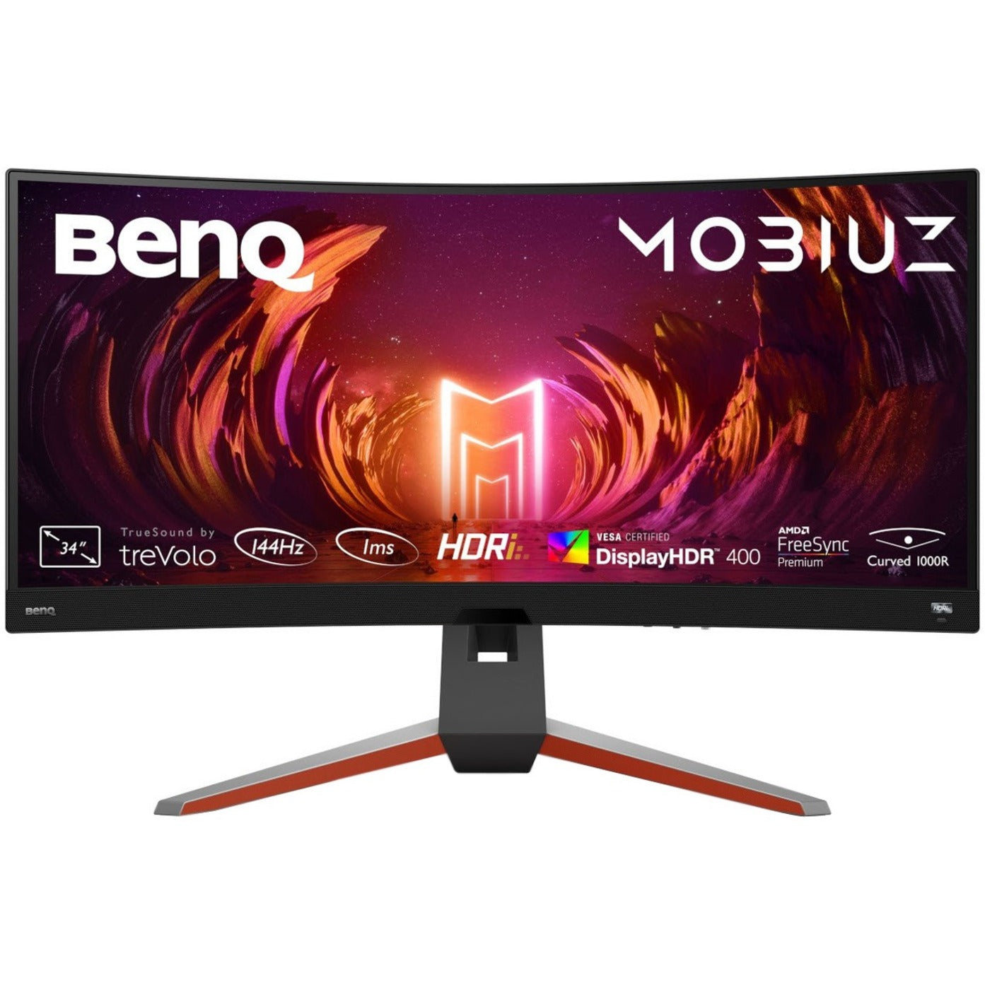 BenQ MOBIUZ EX3410R 34" WQHD Curved Screen Gaming LCD Monitor - 21:9