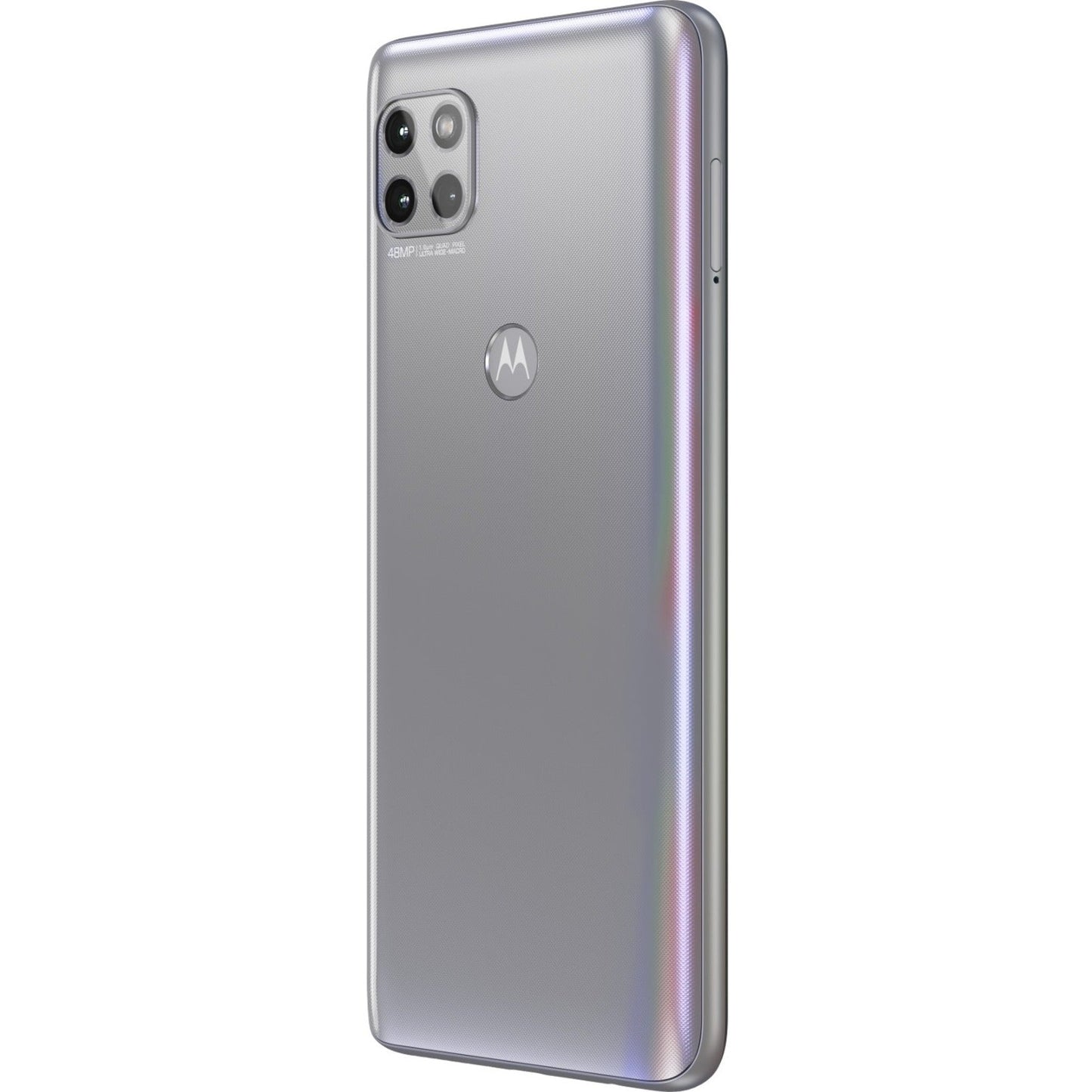 Motorola One 5G Ace 64 GB Smartphone - 6.7" LTPS LCD Full HD Plus 1080 x 2400 - Octa-core (Kryo 570Dual-core (2 Core) 2.20 GHz + Kryo 570 Hexa-core (6 Core) 1.80 GHz - 4 GB RAM - Android 10 - 5G - Frosted Silver