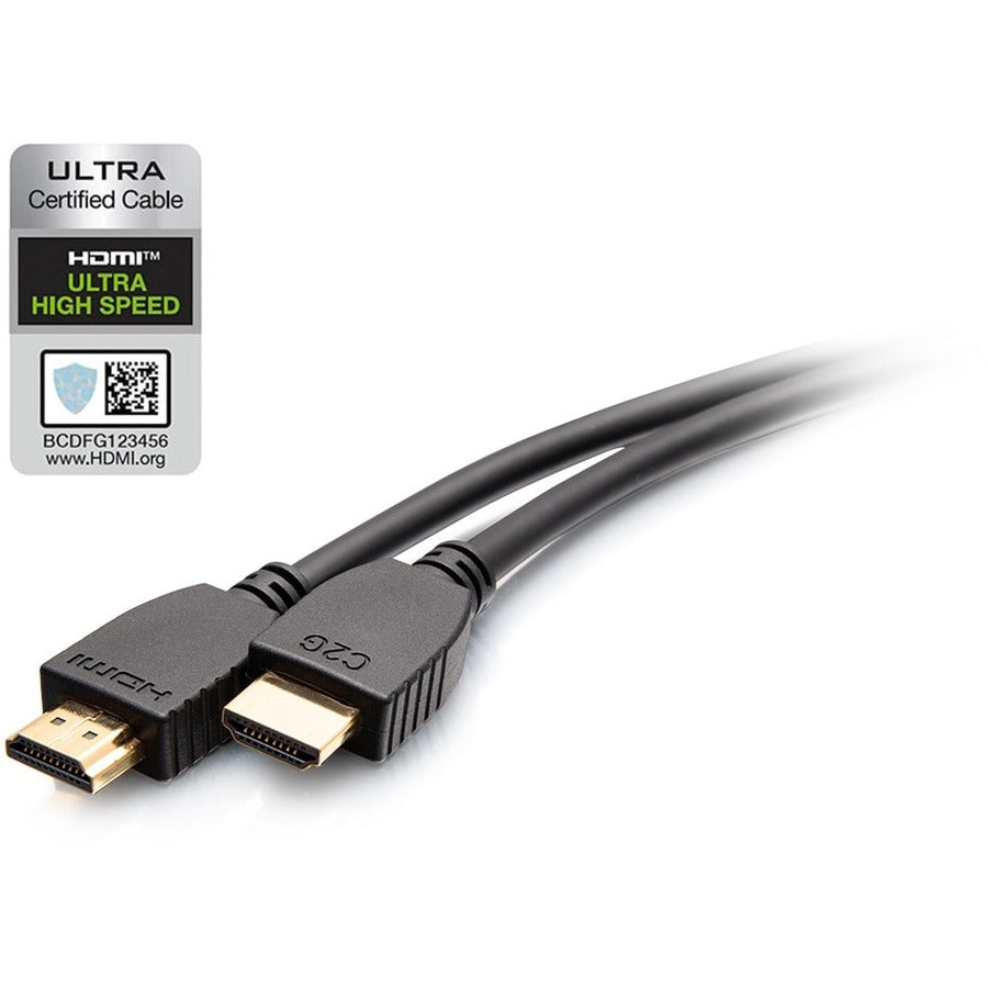 C2G 12ft Ultra High Speed HDMI 2.1 Cable with Ethernet - 8K 60Hz - M/M