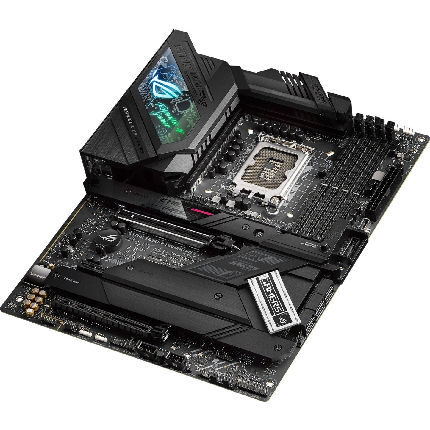 Asus ROG Strix Z690-F GAMING WIFI Desktop Motherboard - Intel Z690 Chipset - Socket LGA-1700 - Intel Optane Memory Ready - ATX