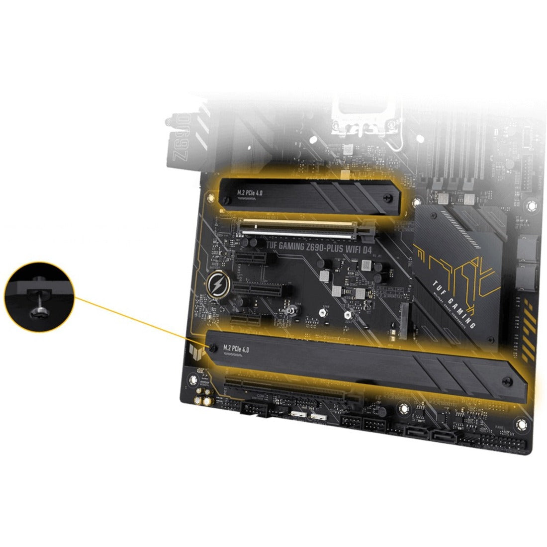 TUF GAMING Z690-PLUS WIFI D4 Desktop Motherboard - Intel Z690 Chipset - Socket LGA-1700 - Intel Optane Memory Ready - ATX
