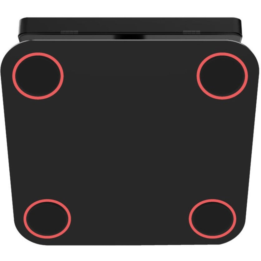 CTA Digital Desk Mount Dual USB Hub & Security Enclosure for iPad Gen 7-10 & More (Black)
