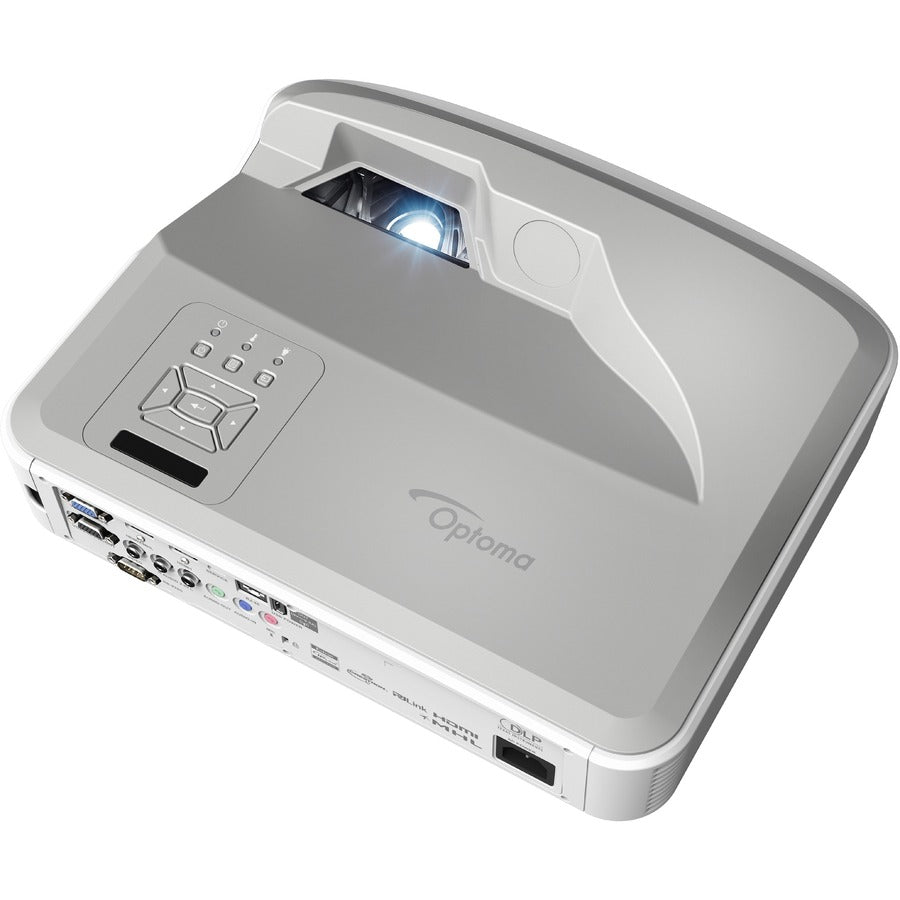 Optoma ZU500USTe 3D Ultra Short Throw DLP Projector - 16:10 - Wall Mountable Ceiling Mountable