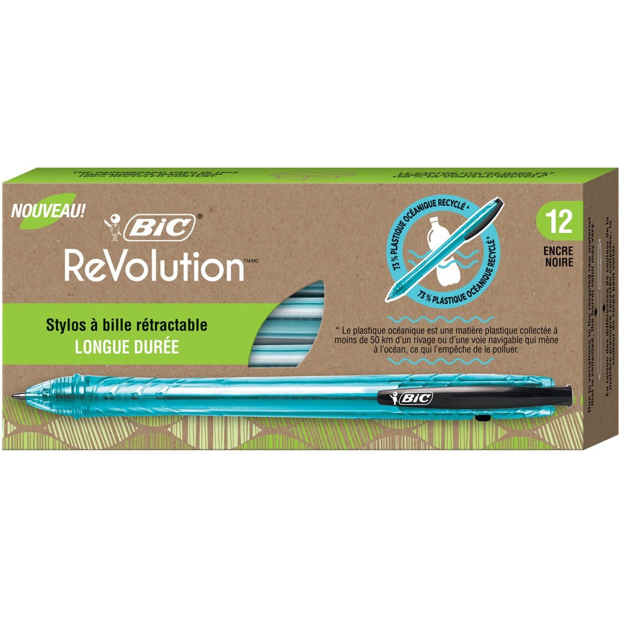 BIC ReVolution Ocean Retractable Ballpoint Pen