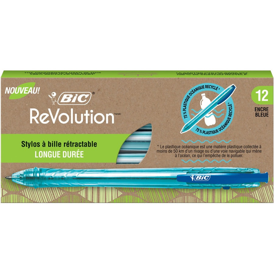 BIC ReVolution Ocean Retractable Ballpoint Pen