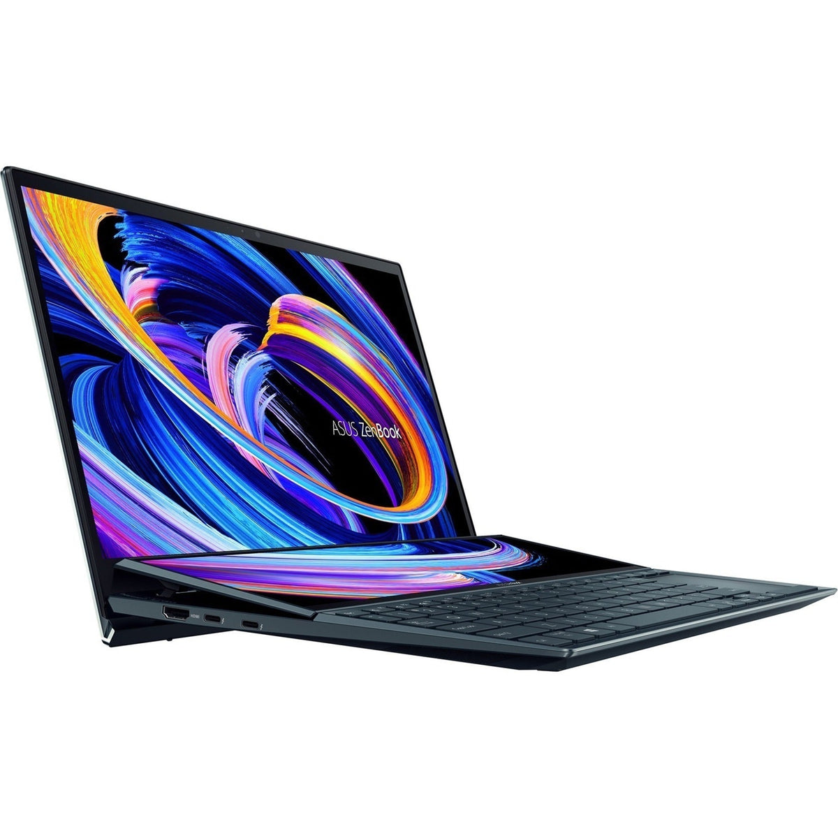 Asus ZenBook Duo 14 UX482 UX482EGR-XB74T 14" Notebook - Full HD - 1920 x 1080 - Intel Core i7 11th Gen i7-1195G7 Quad-core (4 Core) 2.90 GHz - 16 GB Total RAM - 1 TB SSD - Celestial Blue