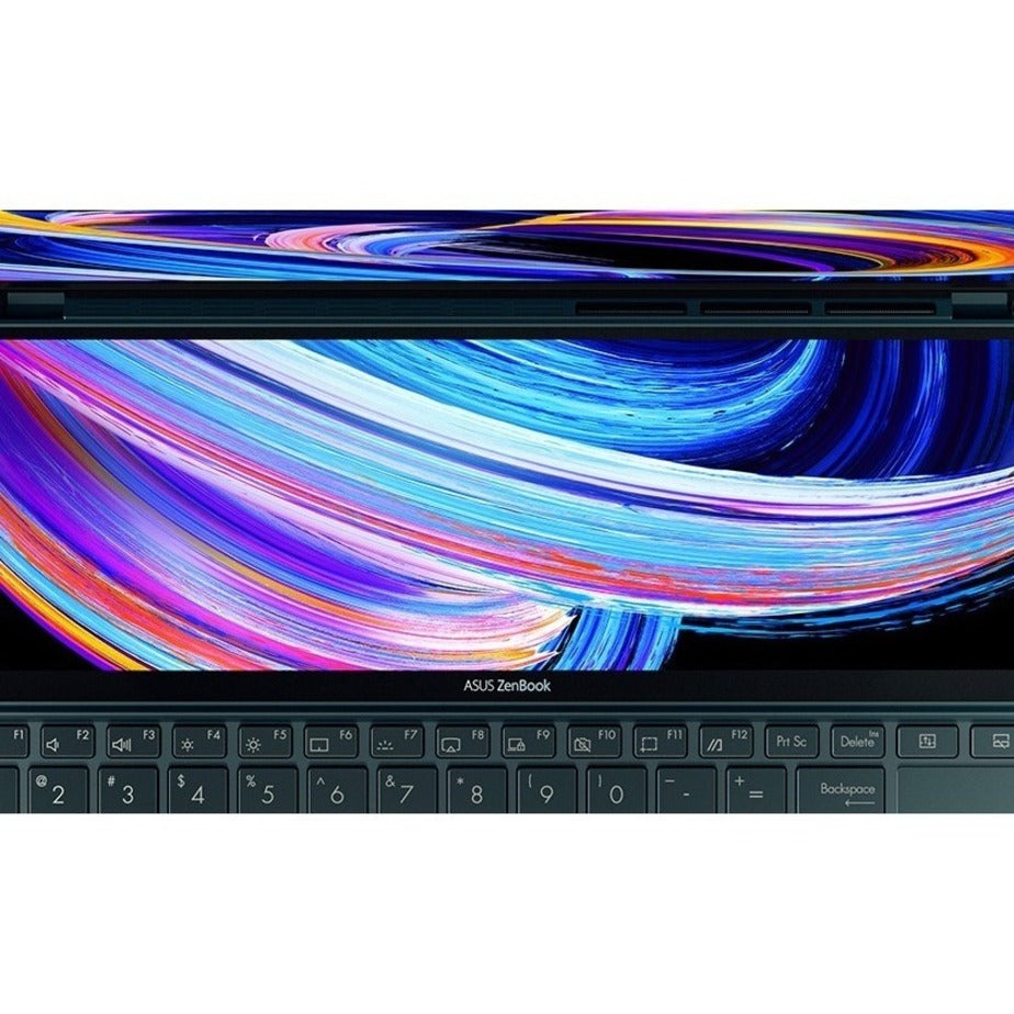 Asus ZenBook Duo 14 UX482 UX482EGR-XB74T 14" Notebook - Full HD - 1920 x 1080 - Intel Core i7 11th Gen i7-1195G7 Quad-core (4 Core) 2.90 GHz - 16 GB Total RAM - 1 TB SSD - Celestial Blue