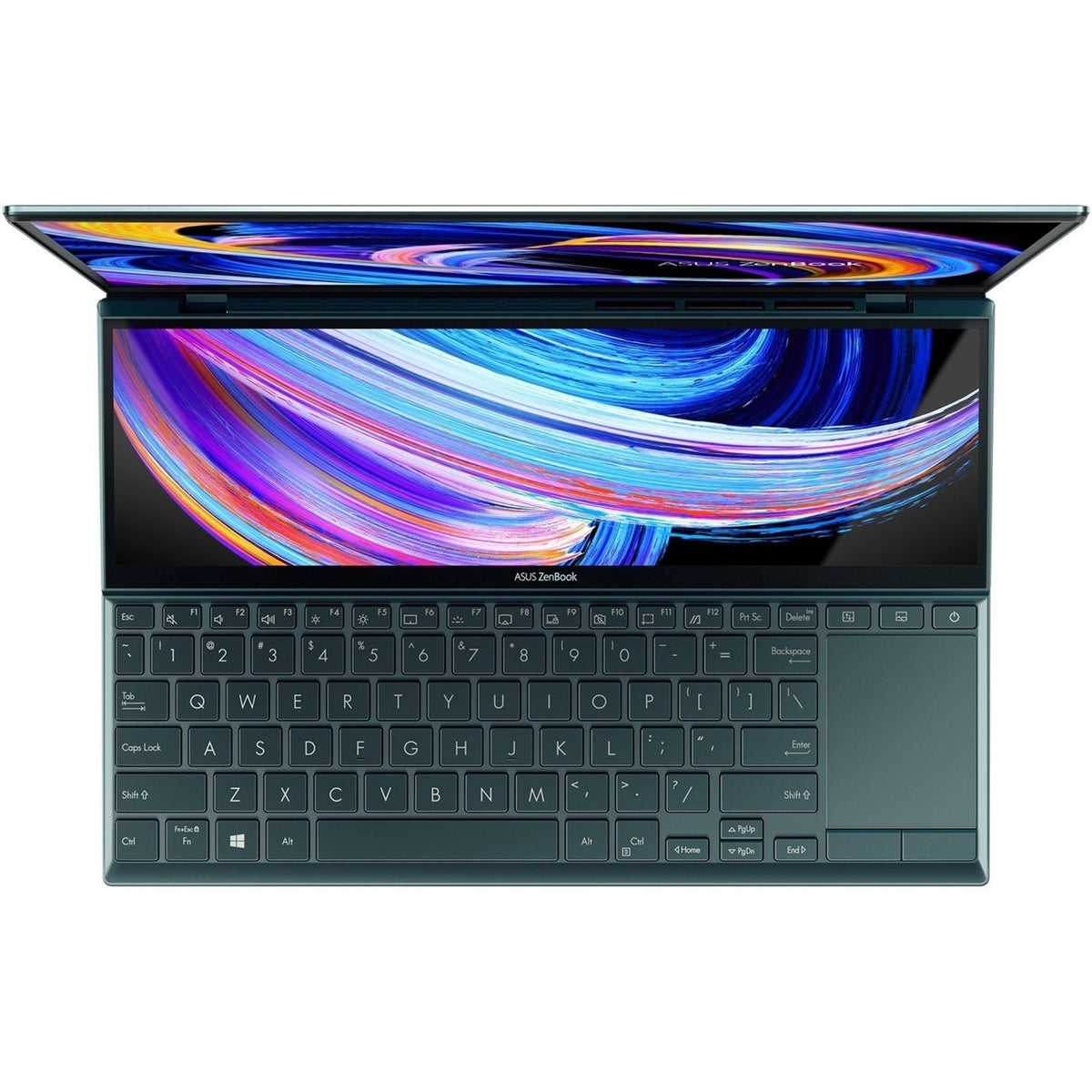 Asus ZenBook Duo 14 UX482 UX482EGR-XB74T 14" Notebook - Full HD - 1920 x 1080 - Intel Core i7 11th Gen i7-1195G7 Quad-core (4 Core) 2.90 GHz - 16 GB Total RAM - 1 TB SSD - Celestial Blue