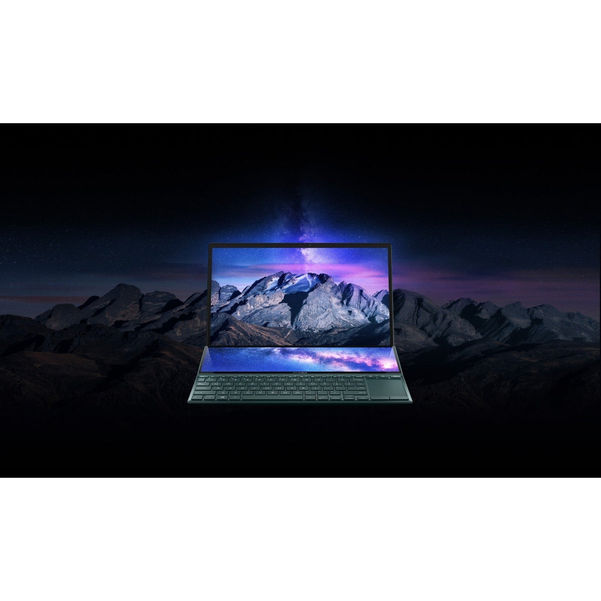 Asus ZenBook Duo 14 UX482 UX482EGR-XB74T 14" Notebook - Full HD - 1920 x 1080 - Intel Core i7 11th Gen i7-1195G7 Quad-core (4 Core) 2.90 GHz - 16 GB Total RAM - 1 TB SSD - Celestial Blue