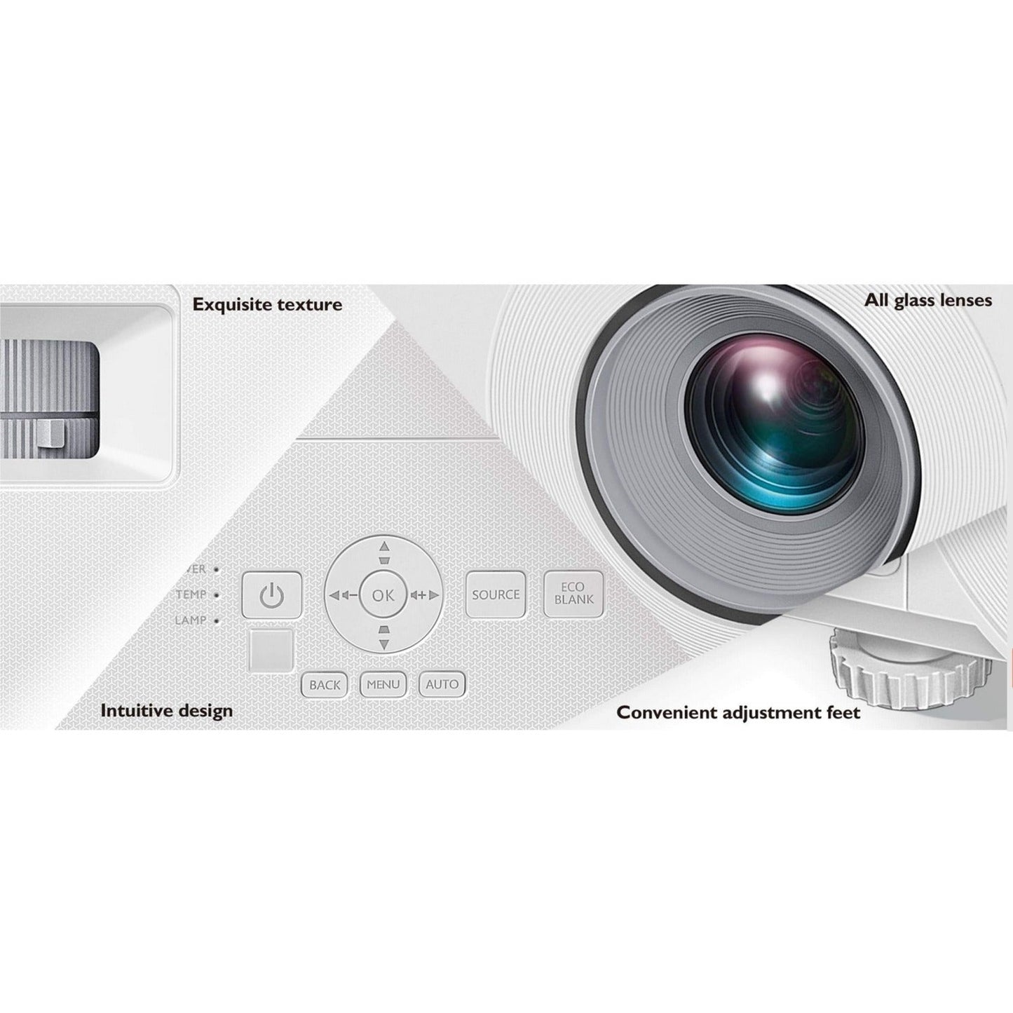 BenQ MS560 DLP Projector - 4:3 - White