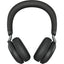 Jabra Evolve2 75 Wireless On-ear Stereo Headset - USB-C - For MS Teams - With Charging Stand - Black - Binaural - Ear-cup - 3000 cm - Bluetooth - 20 Hz to 20 kHz - MEMS Technology Microphone - Noise Cancelling