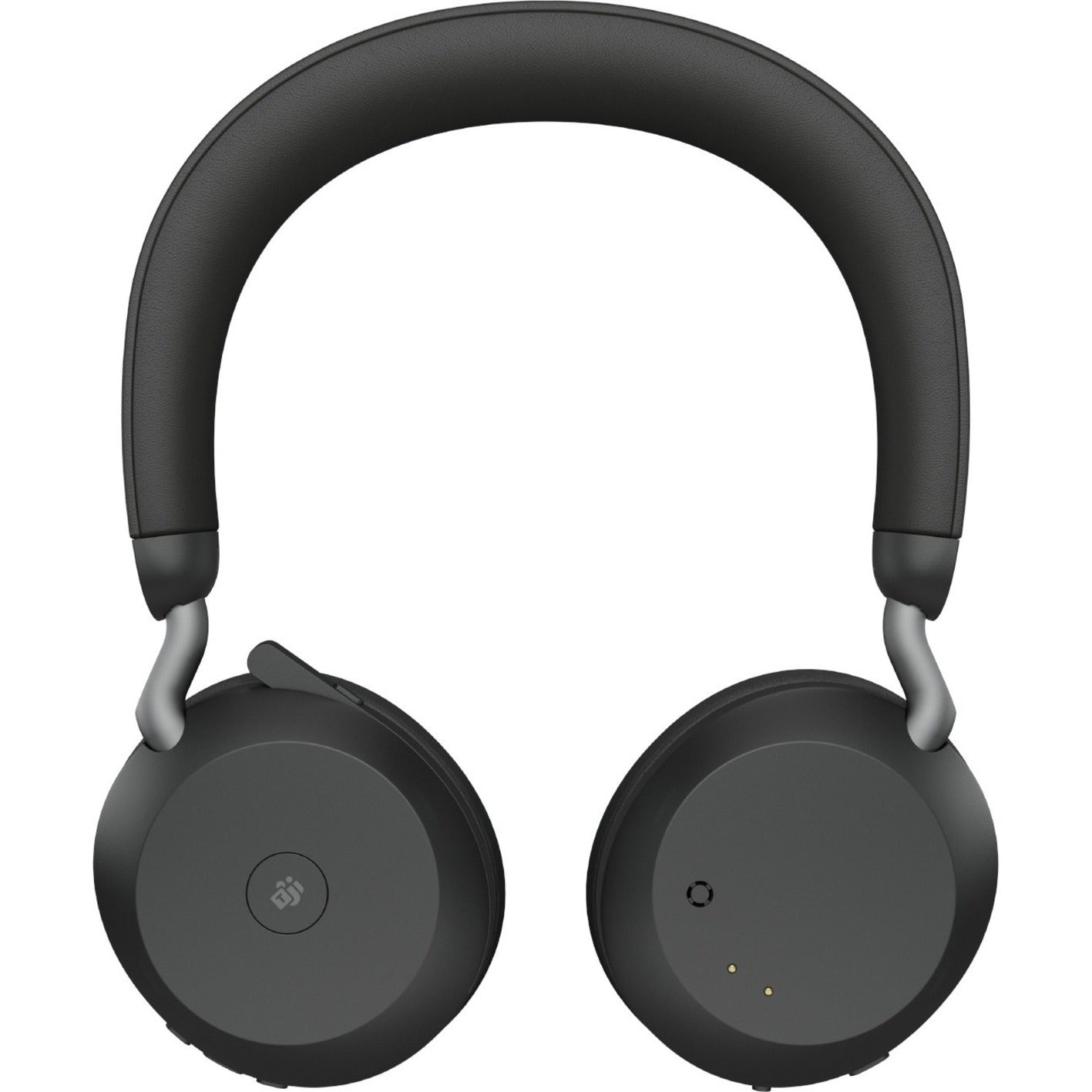 Jabra Evolve2 75 Wireless On-ear Stereo Headset - USB-C - For MS Teams - With Charging Stand - Black - Binaural - Ear-cup - 3000 cm - Bluetooth - 20 Hz to 20 kHz - MEMS Technology Microphone - Noise Cancelling