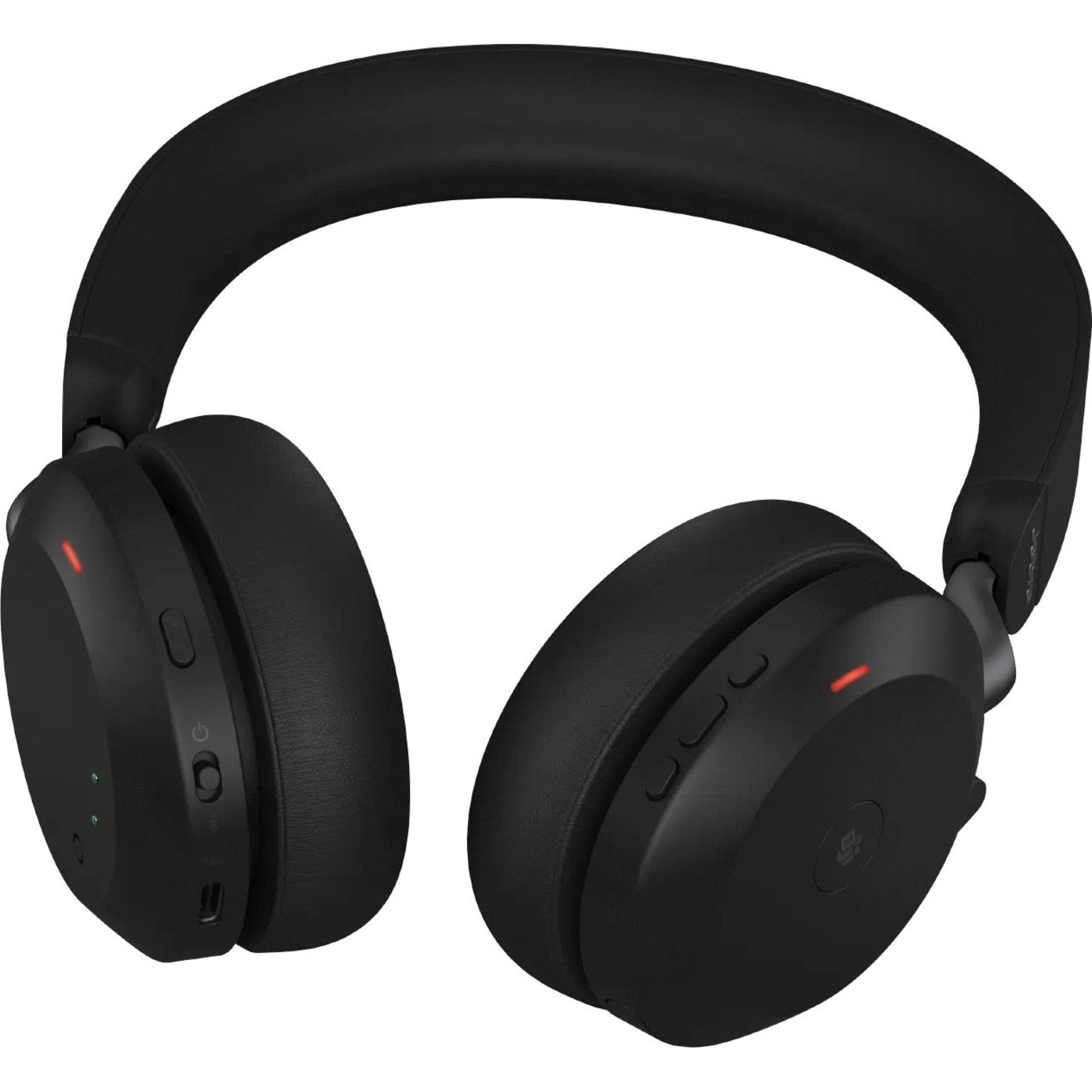 Jabra Evolve2 75 Wireless On-ear Stereo Headset - USB-C - For MS Teams - Black - Binaural - Ear-cup - 3000 cm - Bluetooth - 20 Hz to 20 kHz - MEMS Technology Microphone - Noise Cancelling