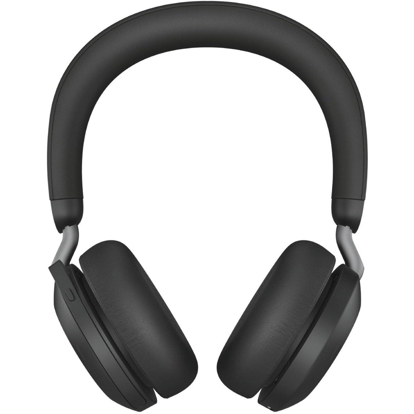 Jabra Evolve2 75 Wireless On-ear Stereo Headset - USB-A - For MS Teams - With Charging Stand - Black - Binaural - Ear-cup - 3000 cm - Bluetooth - 20 Hz to 20 kHz - MEMS Technology Microphone - Noise Cancelling