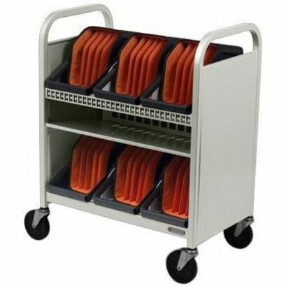 Bretford CUBE Transport Cart with Caddies - TVCT30CAD