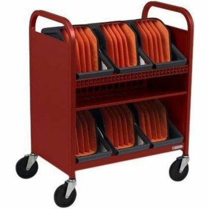 Bretford CUBE Transport Cart with Caddies - TVCT30CAD