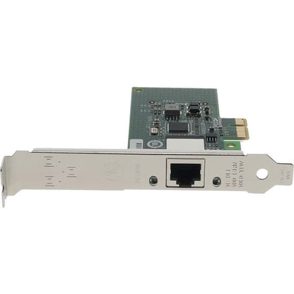 AddOn 10/100/1000Mbs Single RJ-45 Port 100m PCIe 2.0 x1 Network Interface Card