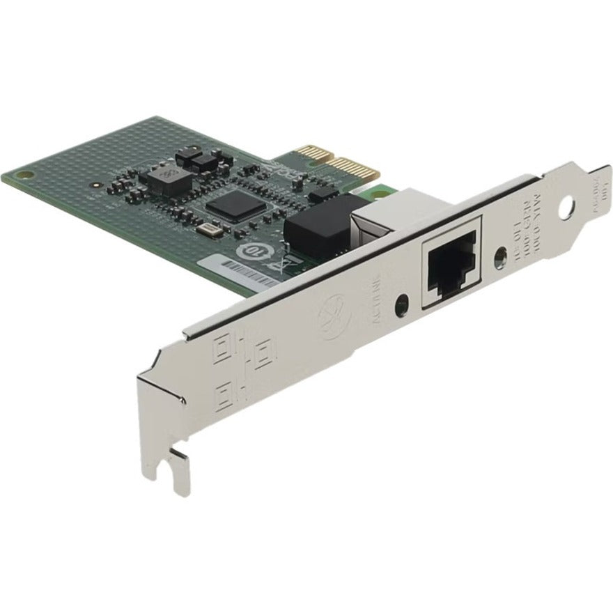 AddOn 10/100/1000Mbs Single RJ-45 Port 100m PCIe 2.0 x1 Network Interface Card