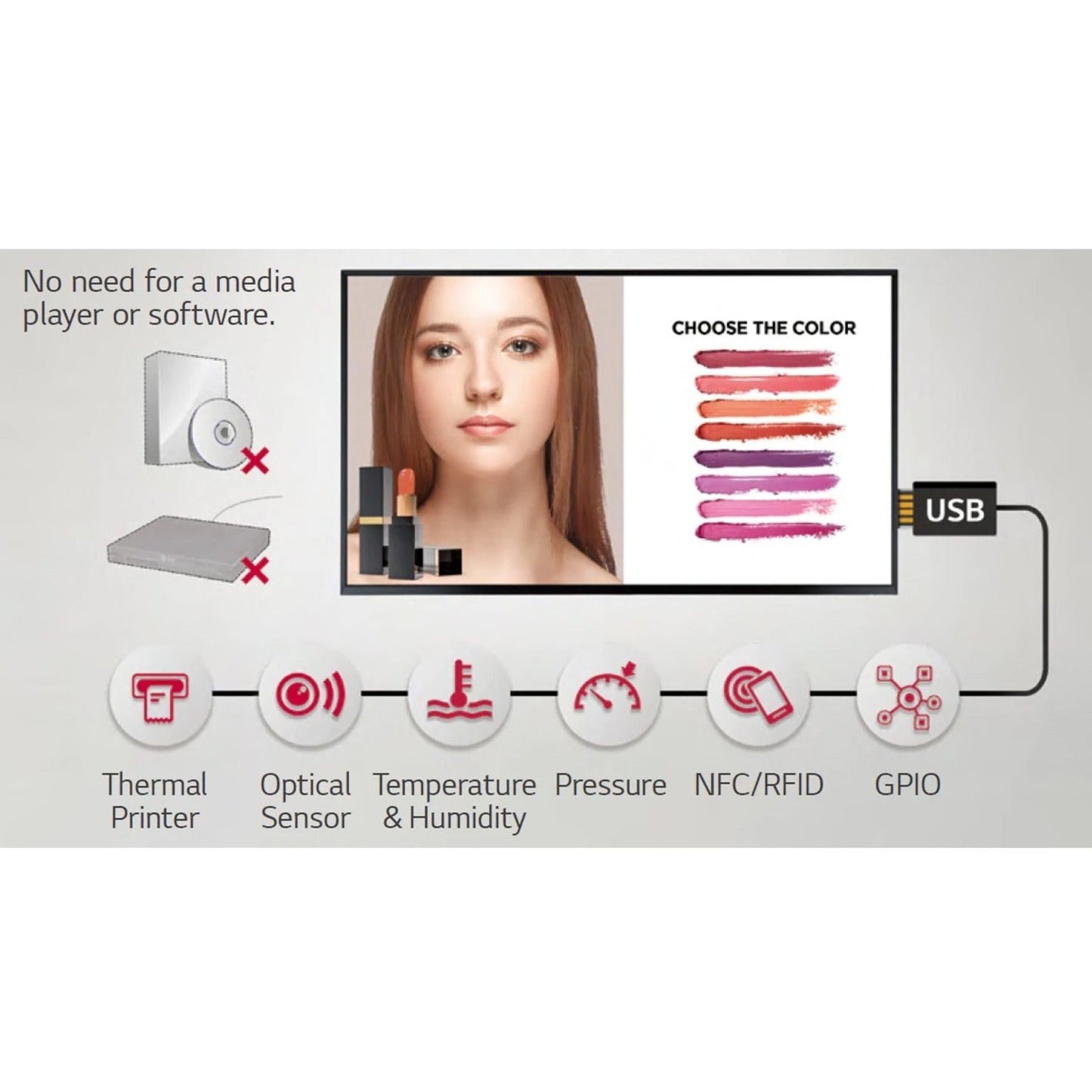 LG 49UM3DG-B Digital Signage Display