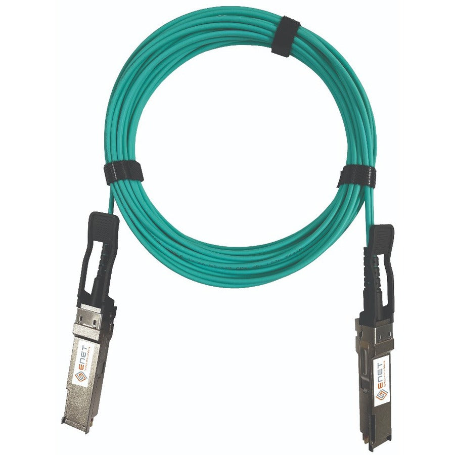 ENET Mellanox Compatible MFS1S00-H030E TAA Compliant Functionally Identical 200GBASE-AOC QSFP56 to QSFP56 InfiniBand HDR Active Optical Cable 850nm LSZH 30m