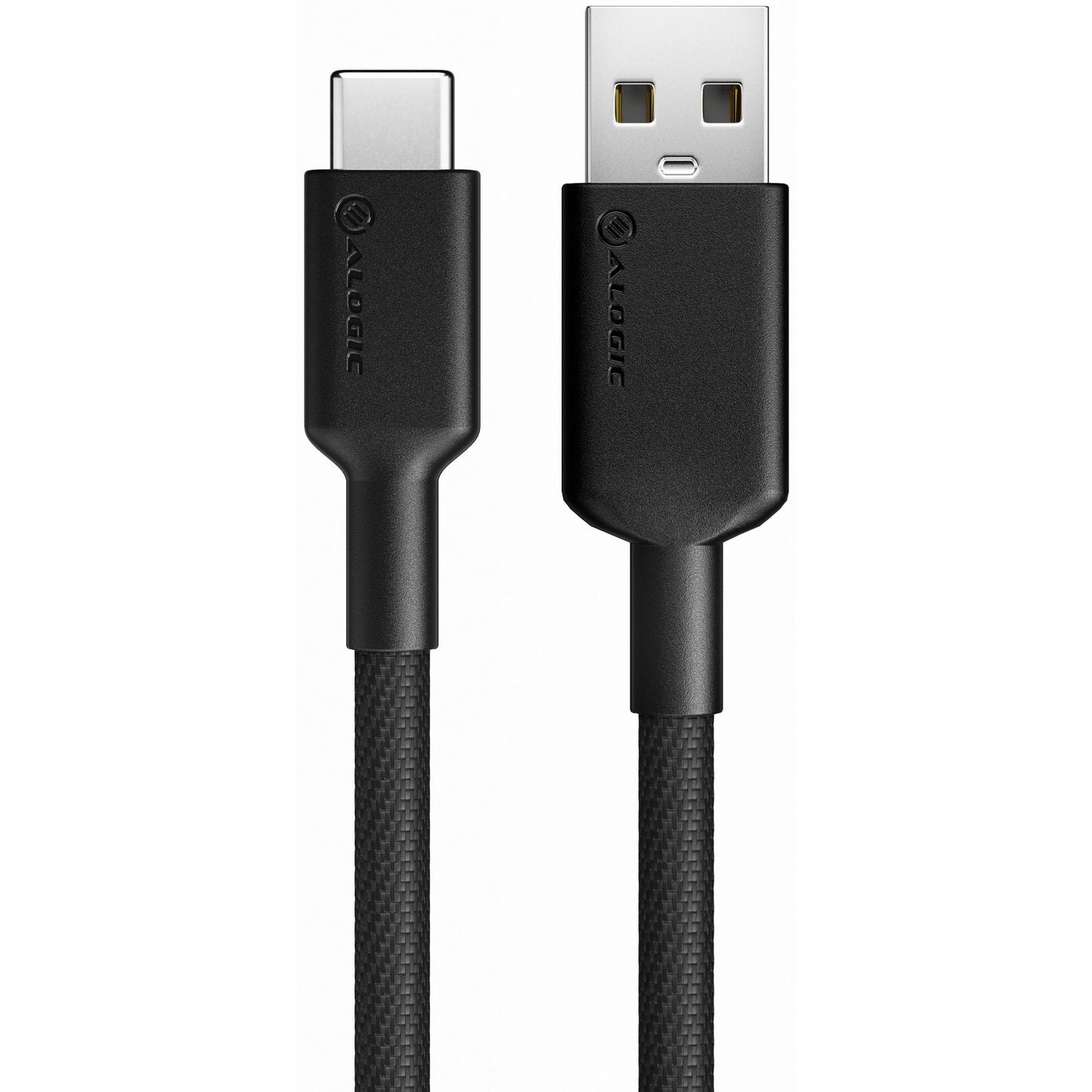 ALOGIC Elements PRO USB-C to USB-A Cable - Male to Male - 1m - USB 2.0 - 3A - 480Mbps - Black