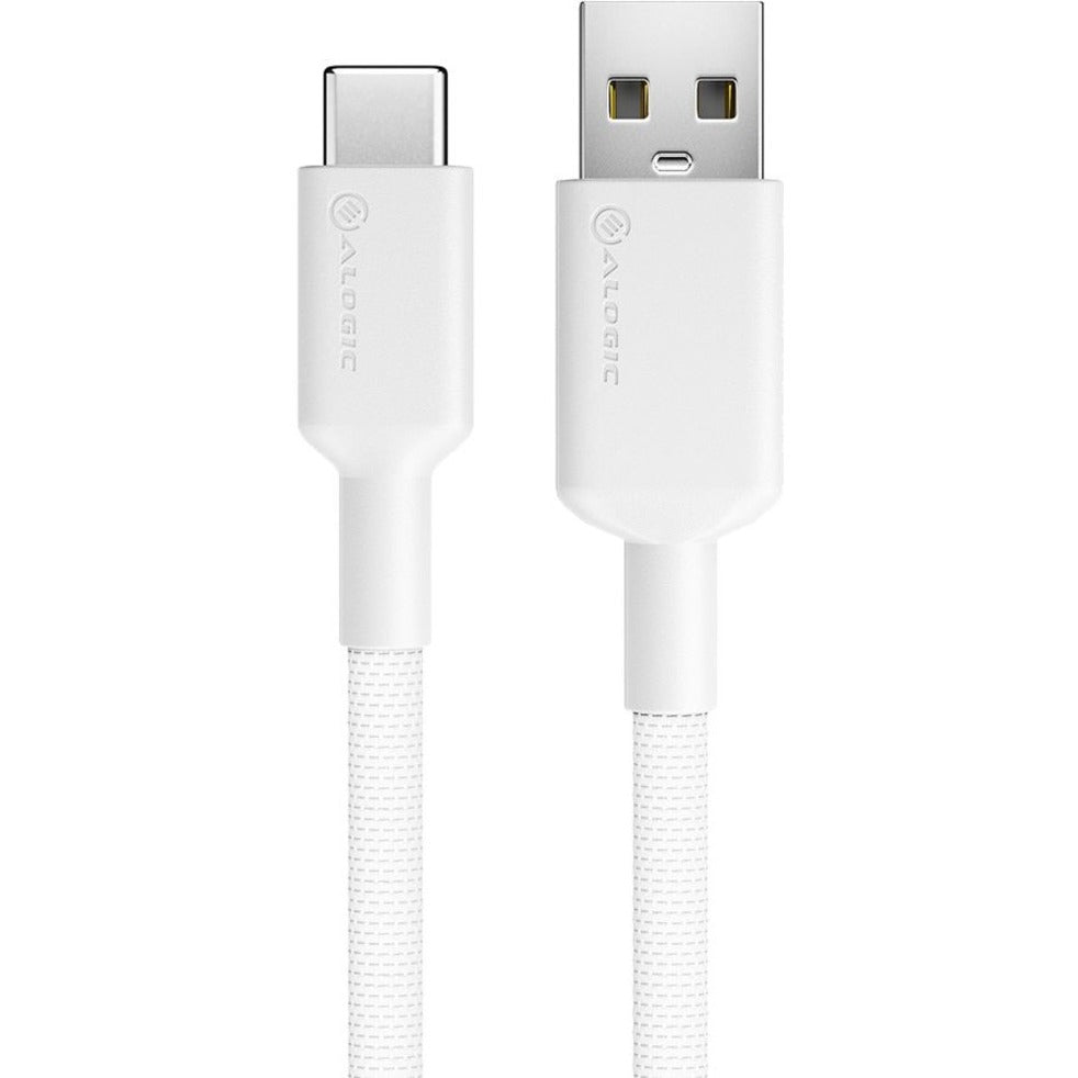 ALOGIC Elements PRO USB-C to USB-A Cable - Male to Male - 1m - USB 2.0 - 3A - 480Mbps - White