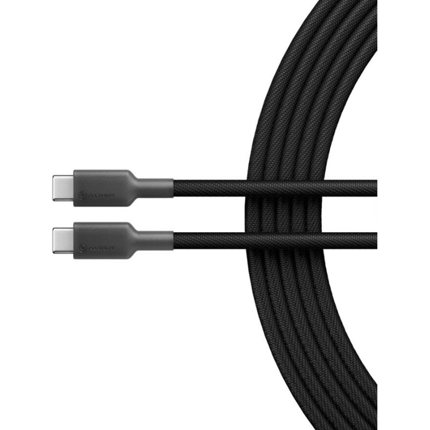 ALOGIC Elements PRO USB-C to USB-C cable - Male to Male - 1m - USB 2.0 - 5A - 480Mbps - Black