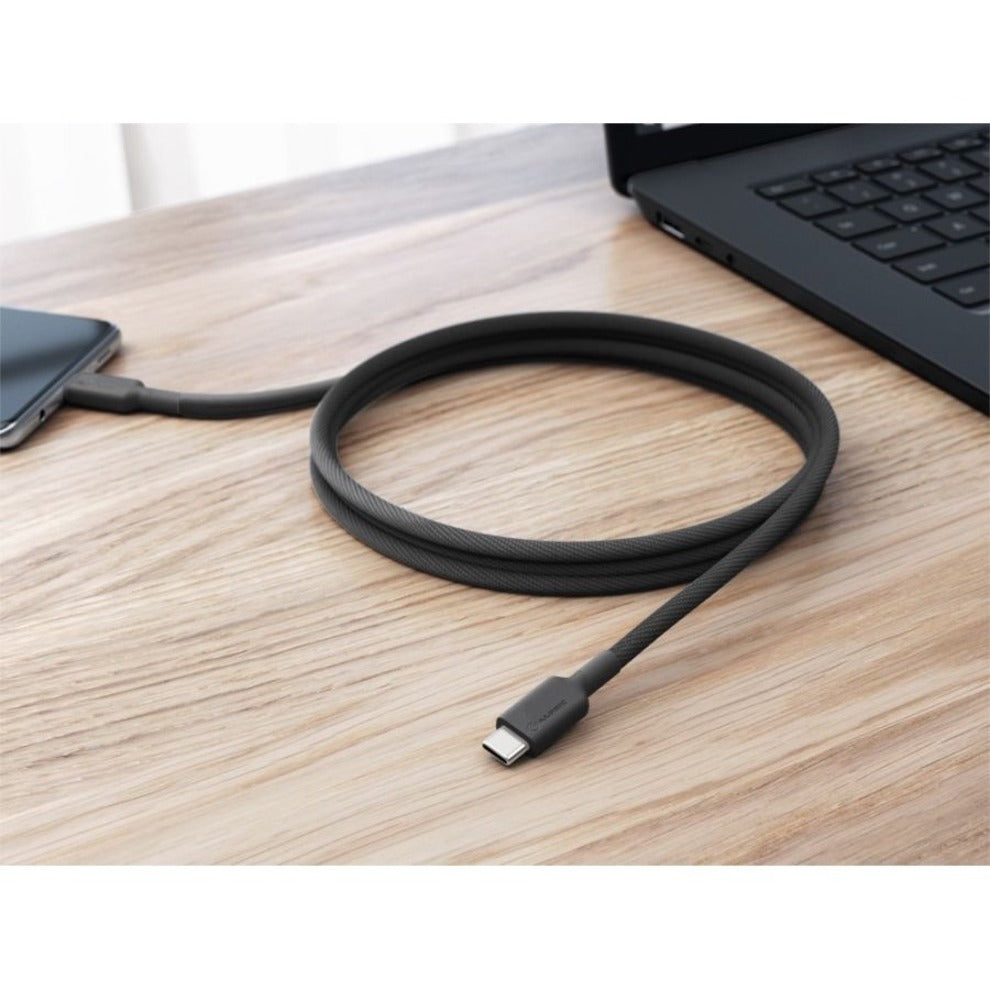 ALOGIC Elements PRO USB-C to USB-C cable - Male to Male - 2m - USB 2.0 - 5A - 480Mbps OD: 4.0 - Black