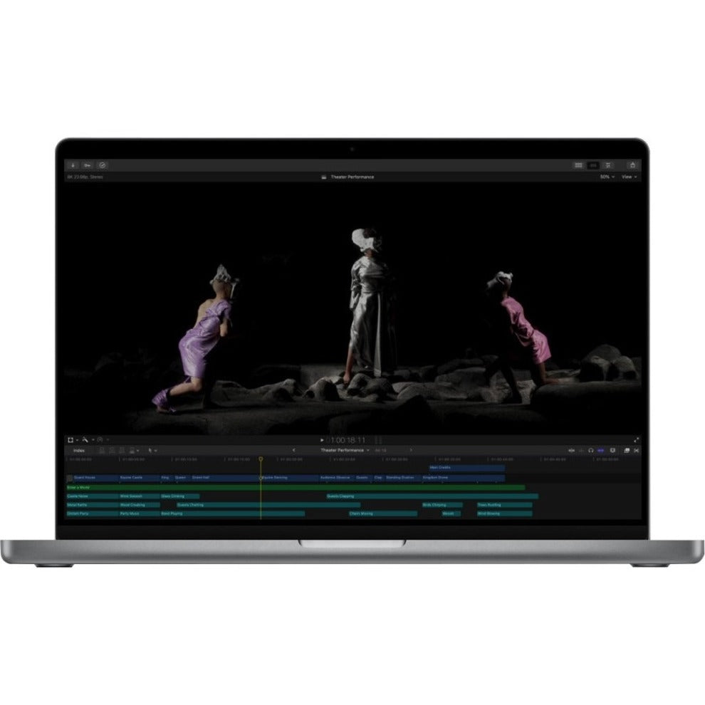 Apple MacBook Pro MKGP3LL/A 14.2" Notebook - Apple M1 Pro Octa-core (8 Core) - 16 GB Total RAM - 512 GB SSD - Space Gray