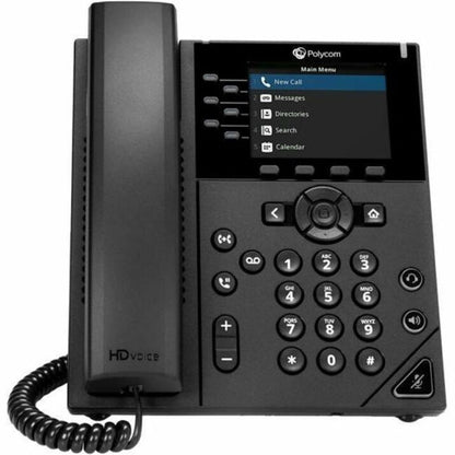 Poly VVX 350 IP Phone - Refurbished - Corded - Corded - Desktop - TAA Compliant