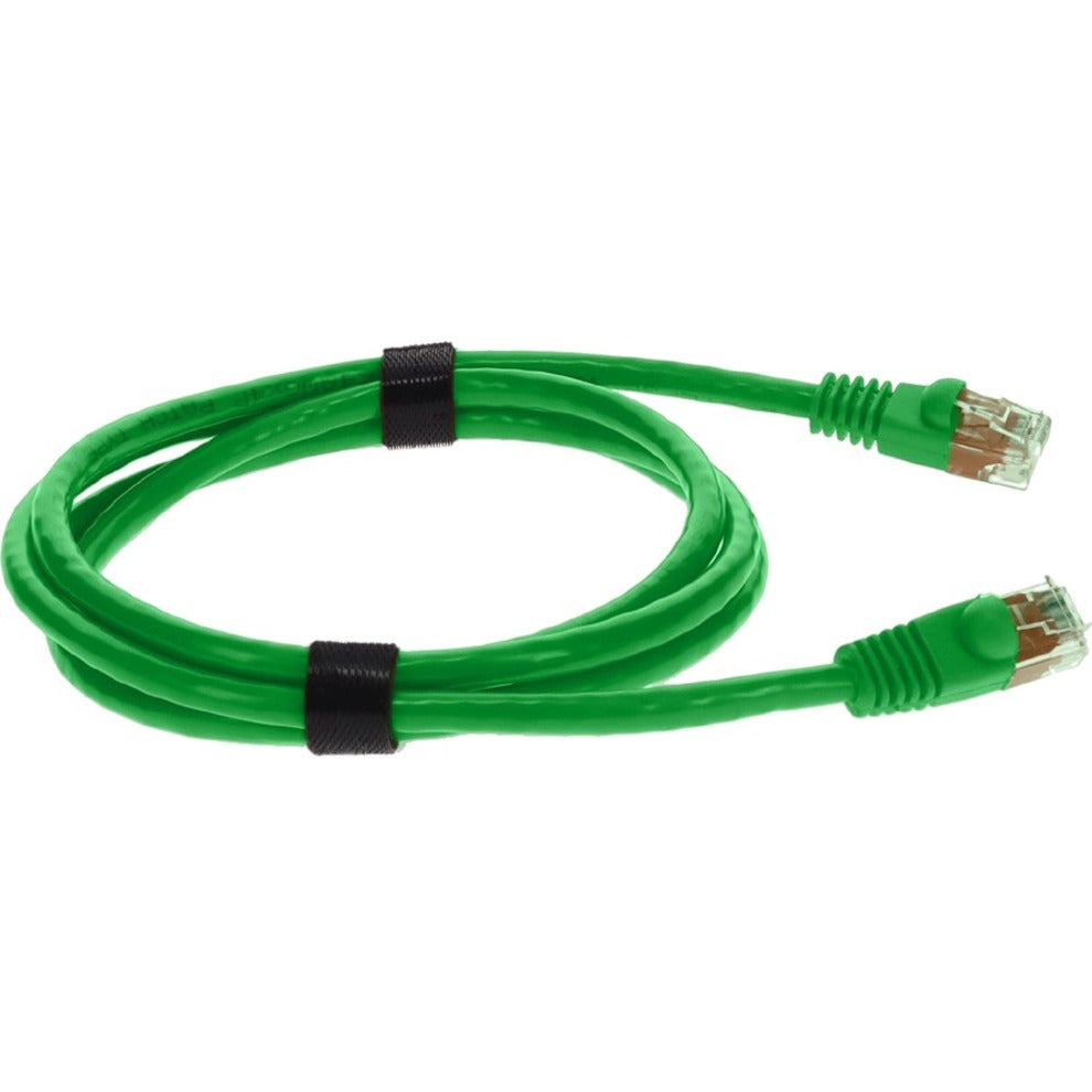 AddOn 7ft RJ-45 (Male) to RJ-45 (Male) Green Cat6 Straight UTP PVC Copper Patch Cable