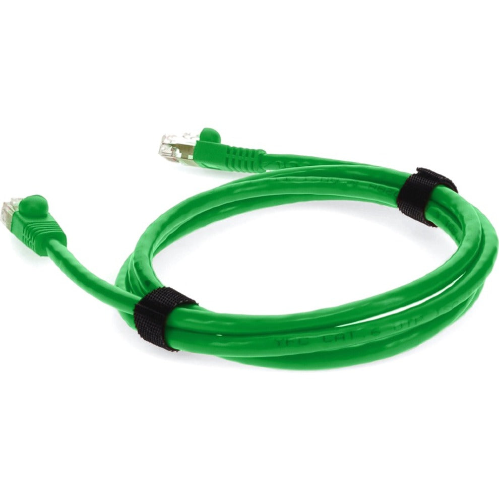 AddOn 7ft RJ-45 (Male) to RJ-45 (Male) Green Cat6 Straight UTP PVC Copper Patch Cable