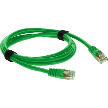 AddOn 7ft RJ-45 (Male) to RJ-45 (Male) Green Cat6 Straight UTP PVC Copper Patch Cable