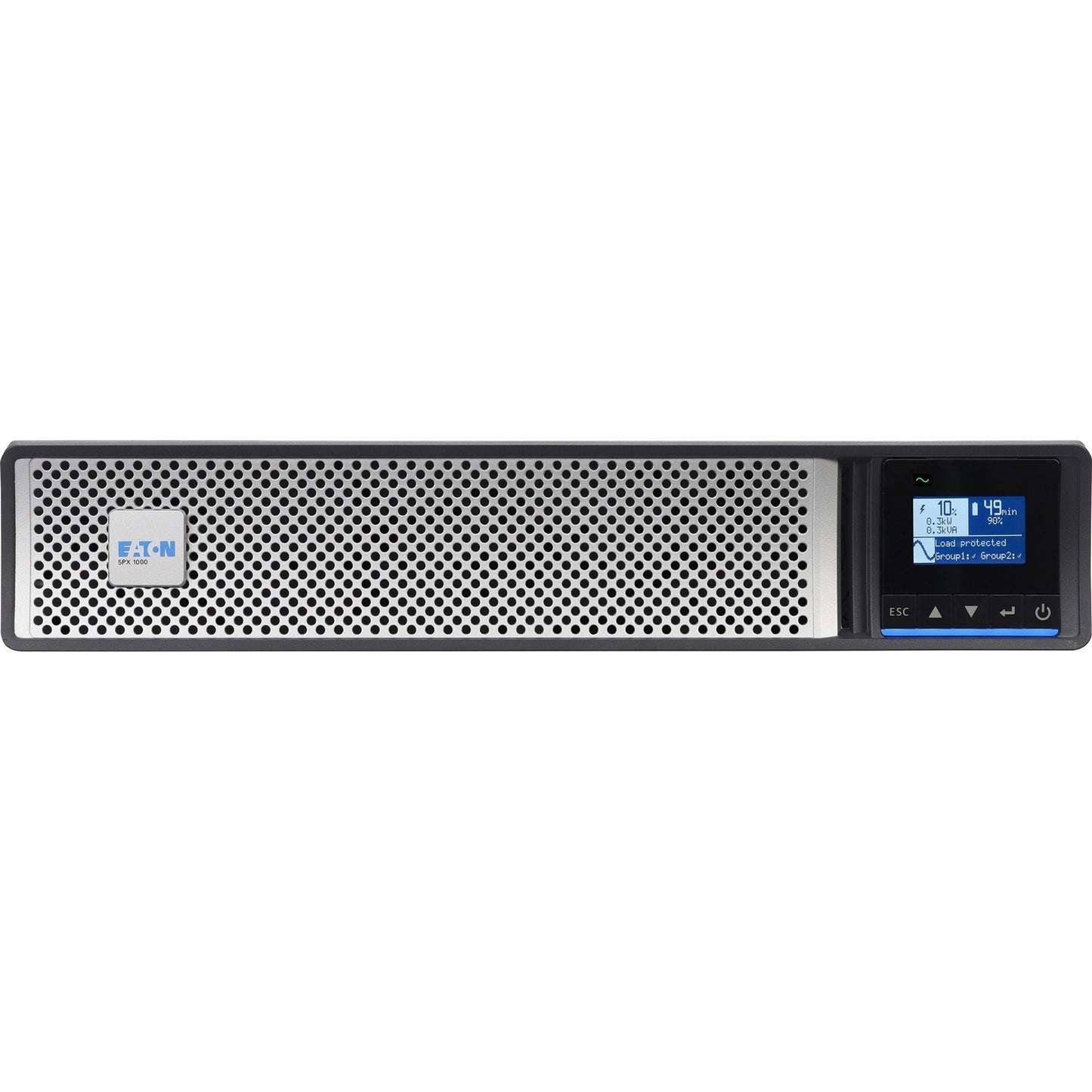 Eaton 5PX G2 1000VA 1000W 120V Line-Interactive UPS - 8 NEMA 5-15R Outlets Cybersecure Network Card Included Extended Run 2U Rack/Tower