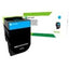 Lexmark Original Laser Toner Cartridge - Cyan Pack