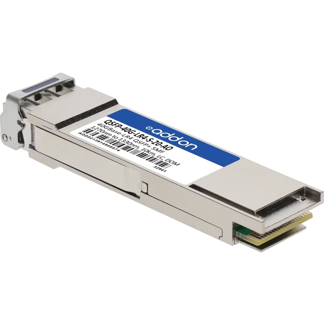 AddOn Cisco QSFP-40G-LR4-S-20 Compatible TAA 40GBase-LR4 QSFP+ Transceiver (SMF 1270nm to 1330nm 20km LC DOM)