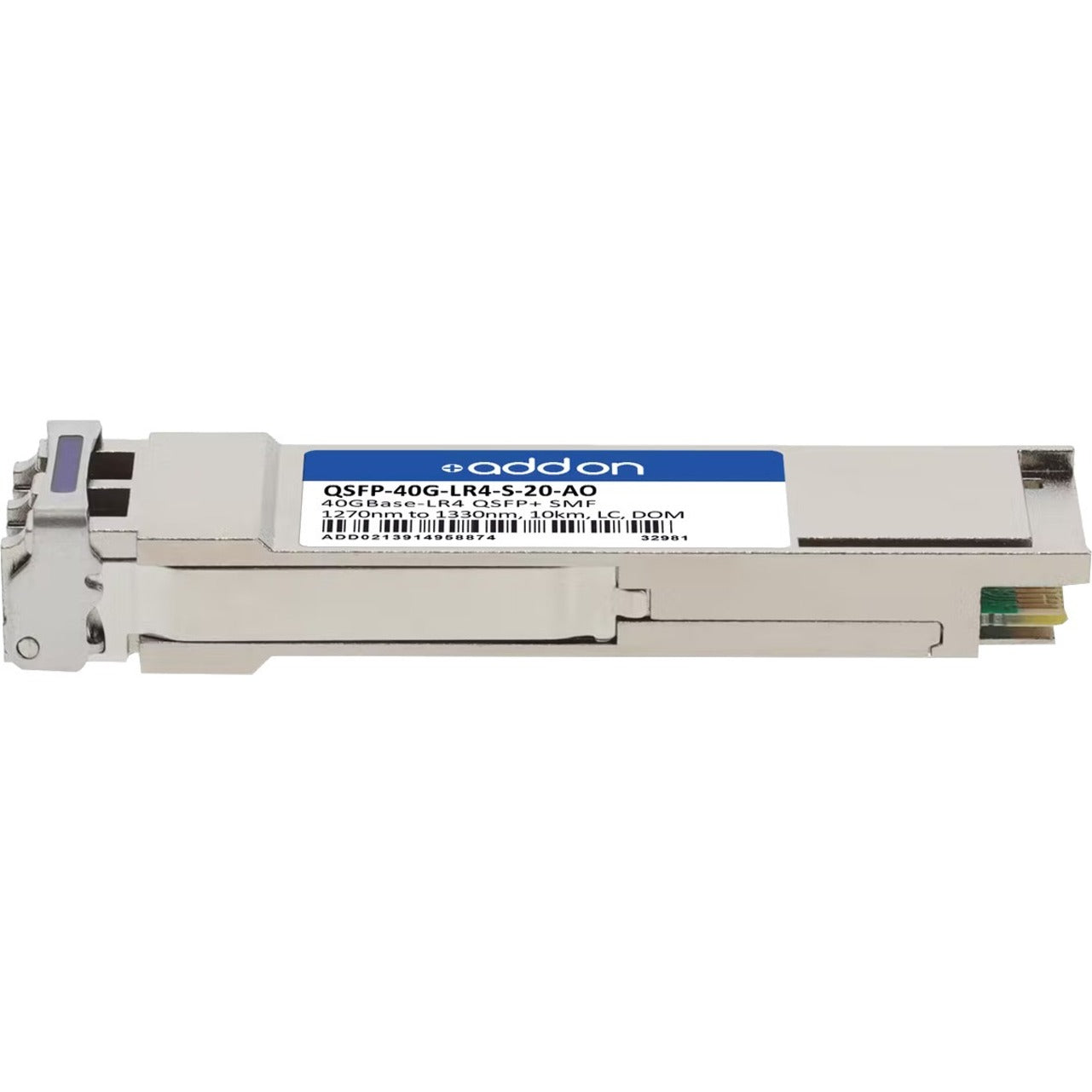 AddOn Cisco QSFP-40G-LR4-S-20 Compatible TAA 40GBase-LR4 QSFP+ Transceiver (SMF 1270nm to 1330nm 20km LC DOM)