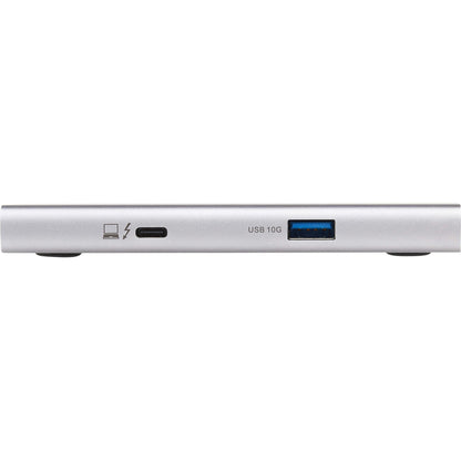 Tripp Lite 4-Port Thunderbolt 4 Hub 8K 2x 4K 60 Hz USB 3.2 Gen 2 USB-A Port 100W Charging Gray