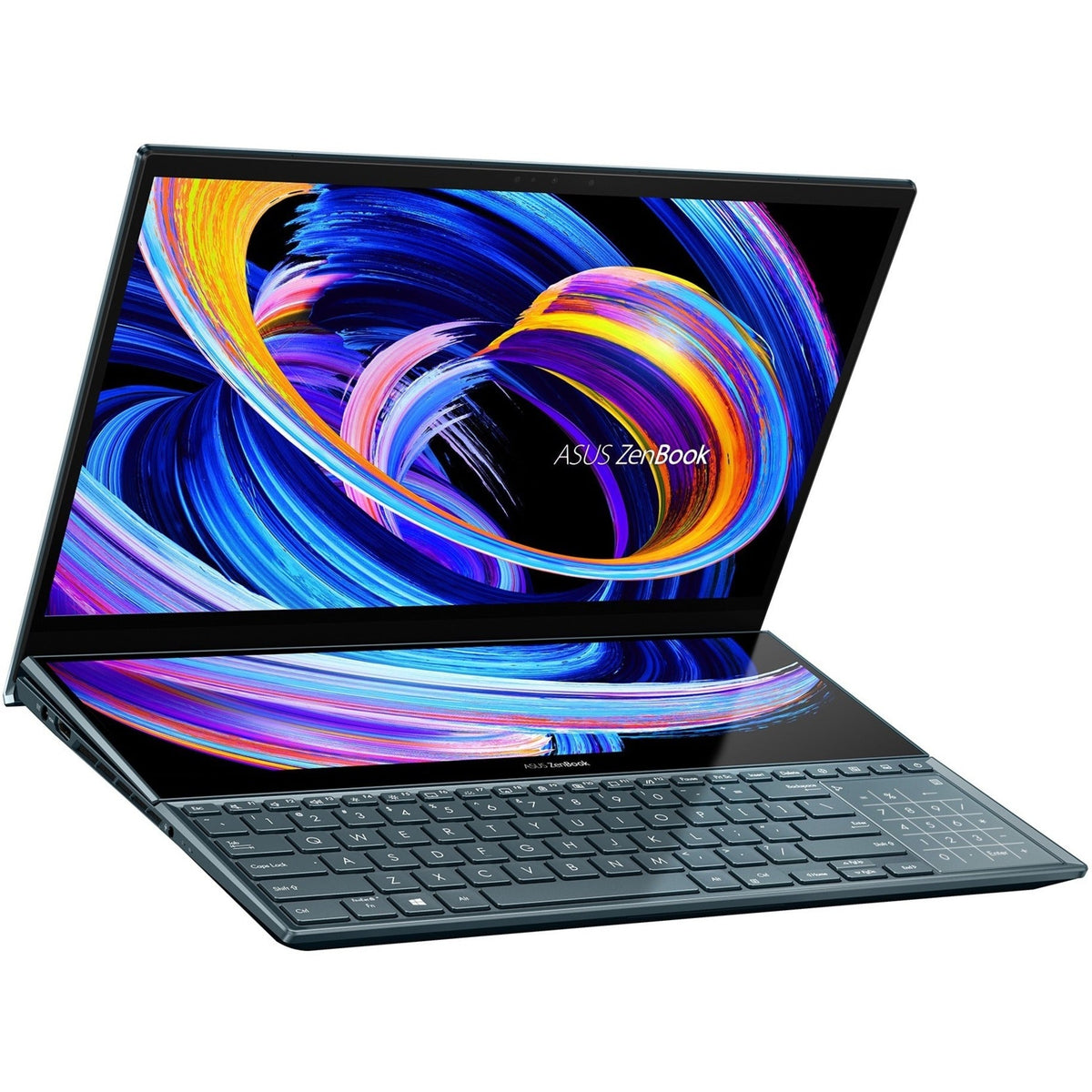 Asus ZenBook Pro Duo 15 UX582 UX582HS-XH99T 15.6" Touchscreen Notebook - 4K UHD - 3840 x 2160 - Intel Core i9 11th Gen i9-11900H - 32 GB Total RAM - 1 TB SSD - Celestial Blue